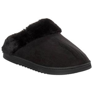 Womens Dearfoams(R) Hillary Micro Suede Scuff Slippers