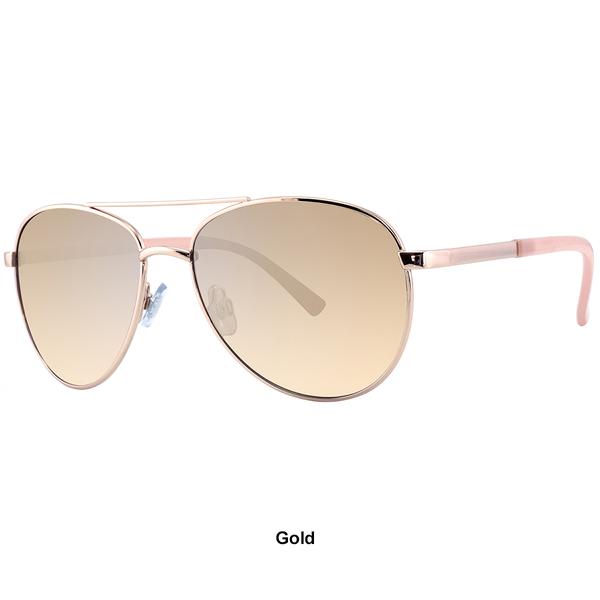 Womens Tropic-Cal Crux Mid Size Metal Aviator Sunglasses alternate view