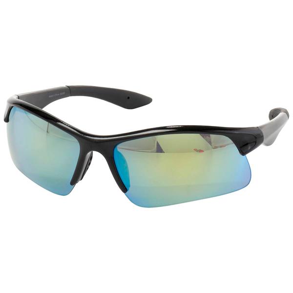 Mens Custom Eyes Silver Sunglasses
