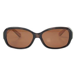 Womens Surf n Sand Polarized Rectangle Sunglasses-Tortoise/Brown alternate view