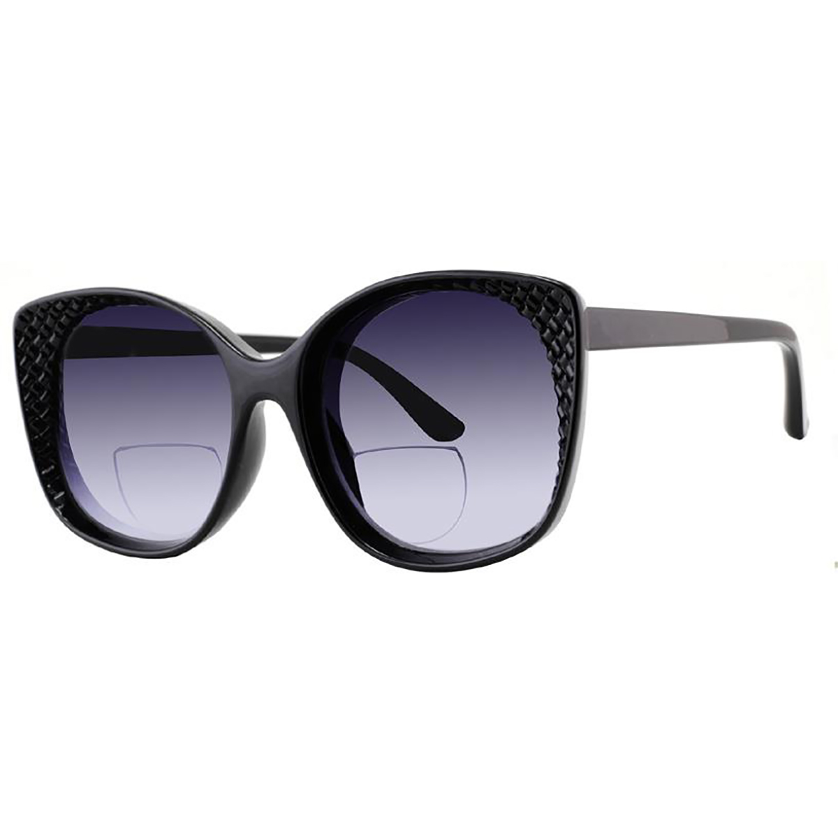 Womens Custom Eyes Lakia Oversized Cat Eye Sunglasses