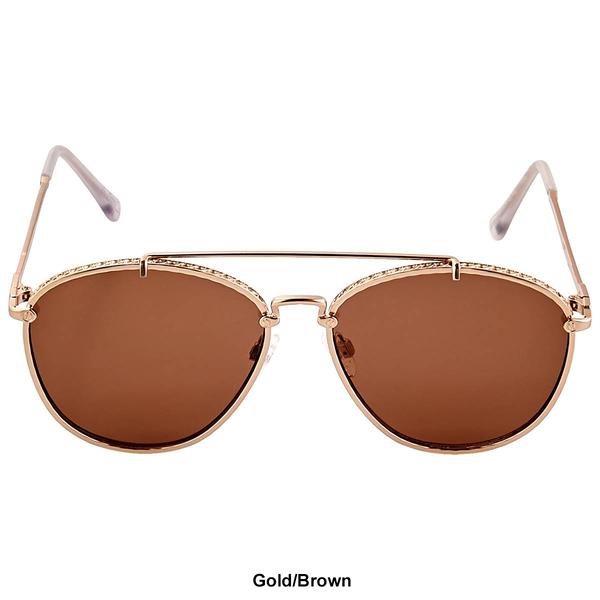Womens Steve Madden Joysee Aviator Sunglasses alternate view