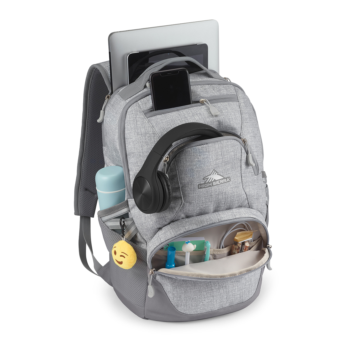 High Sierra(R) Swoop Signature Backpack - Silver Heather