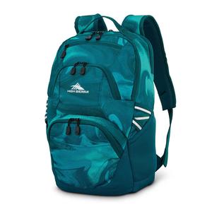 High Sierra(R) Swoop Signature Backpack - Teal Marble Swirl