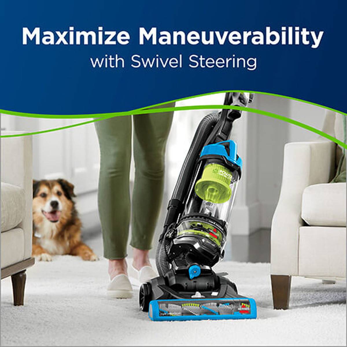 Famous Maker Powerease Swivel Pet Rewind Vacuum
