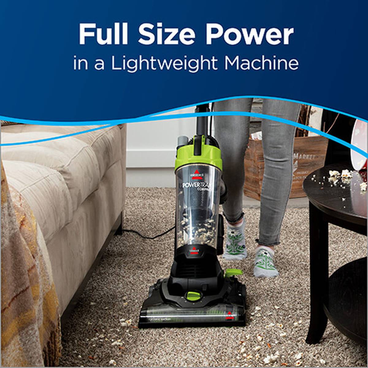 Bissell(R) PowerTrak(R) Compact Upright Vacuum