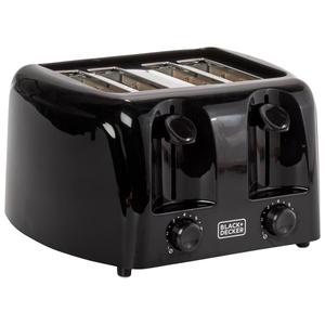 Black & Decker 4 Slice Toaster - TR0004B