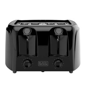 Black & Decker 4-Slice Black Toaster alternate view