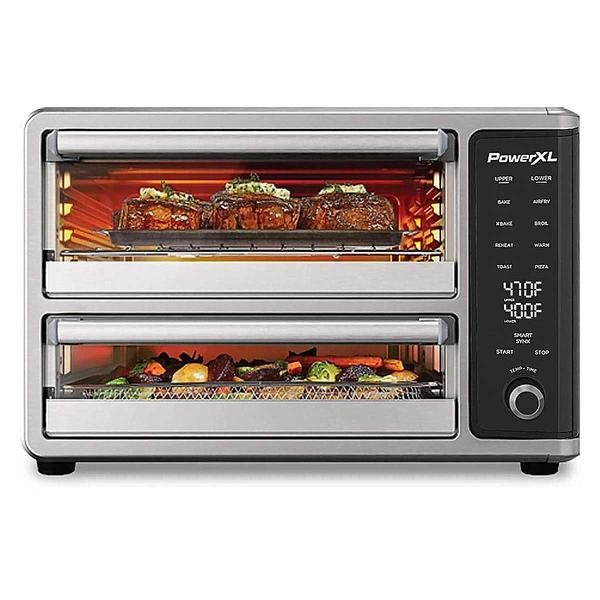 PowerXL Smartsynx(tm) 25qt. Dual Door Air Fryer Oven