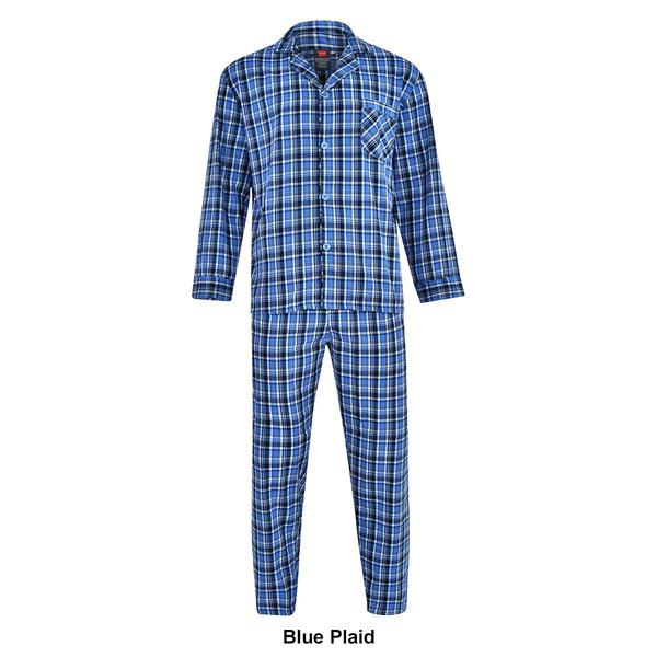 Mens Hanes(R) Ultimate Woven Plaid Pajama Set alternate view