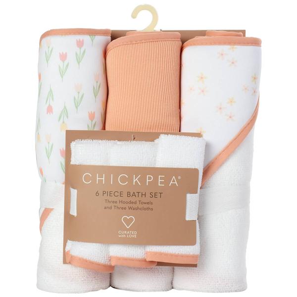 Chick Pea(R) 6pc. Tulip & Daisy Bath Set