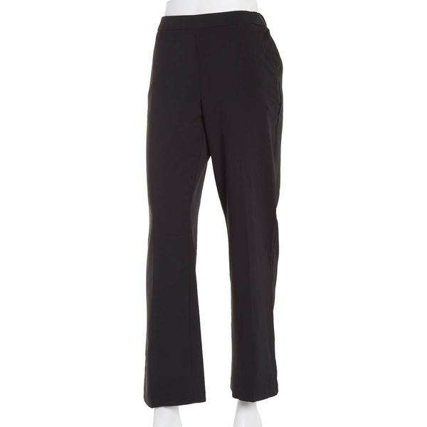 Petite Briggs Bistretch Flat Front & Elastic Back Pants - Average