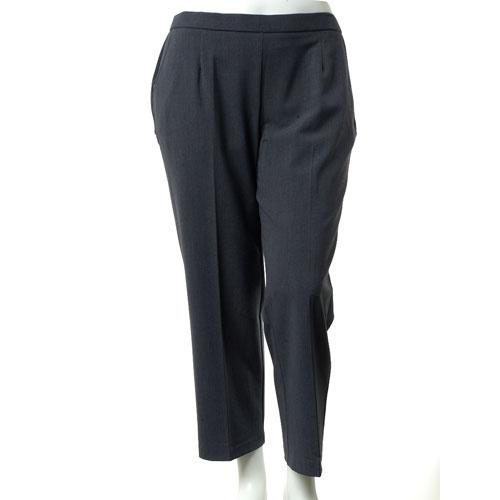 Petite Briggs Bistretch Flat Front & Elastic Back Pants - Short