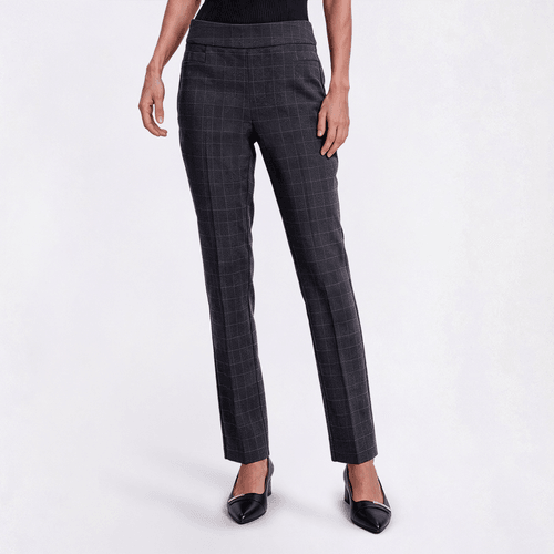 Womens Briggs Plaid Millennium Elastic Waist Pants alternate view