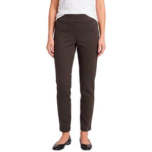 Womens Briggs Pull On Houndstooth Straight Leg Pants alternate view