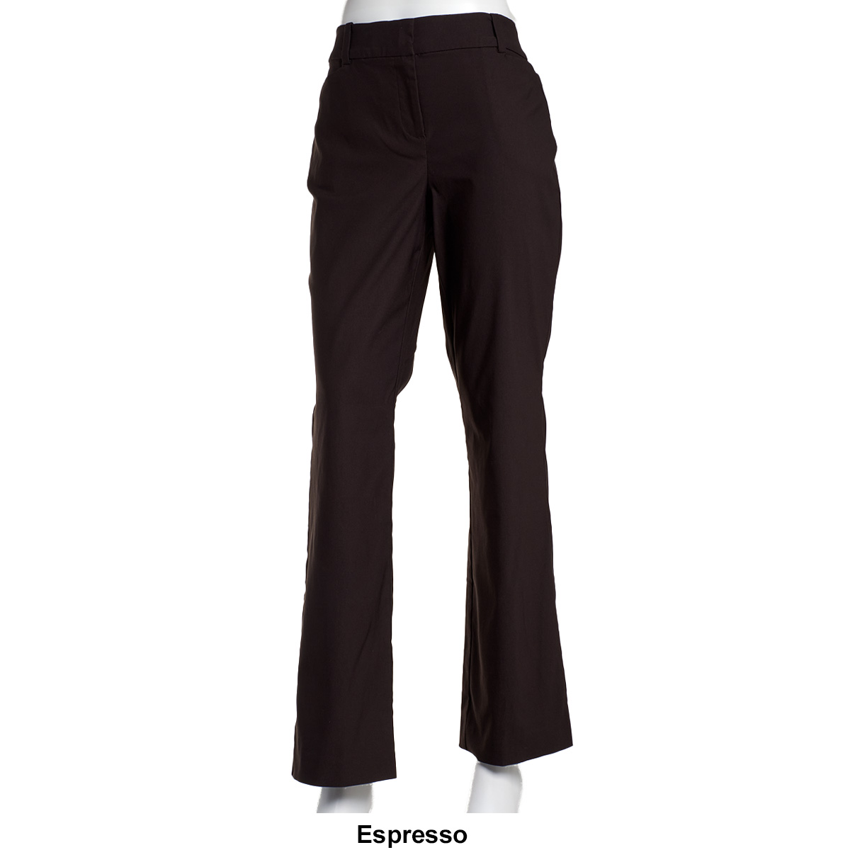 Womens Briggs Fly Front Bootcut Millennium Casual Pants