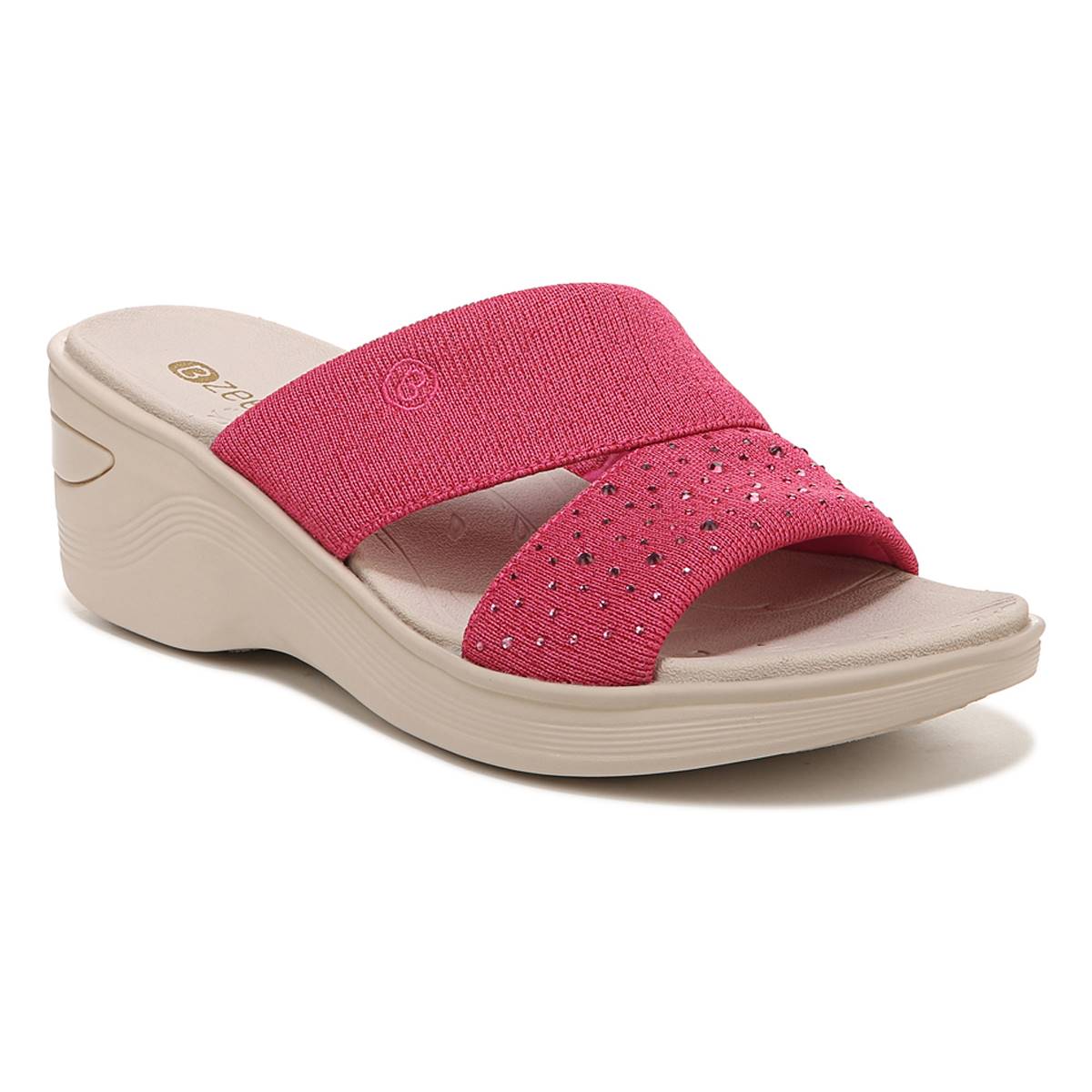 Womens BZees Dynasty Bright Slide Sandals