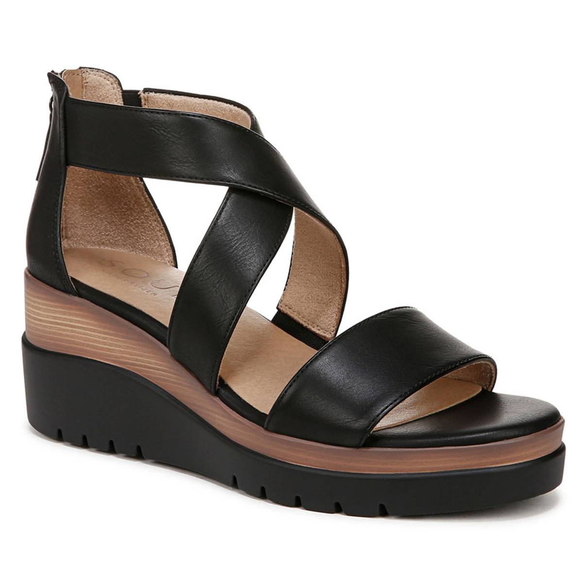 Womens SOUL Naturalizer Goodtimes Wedge Sandals