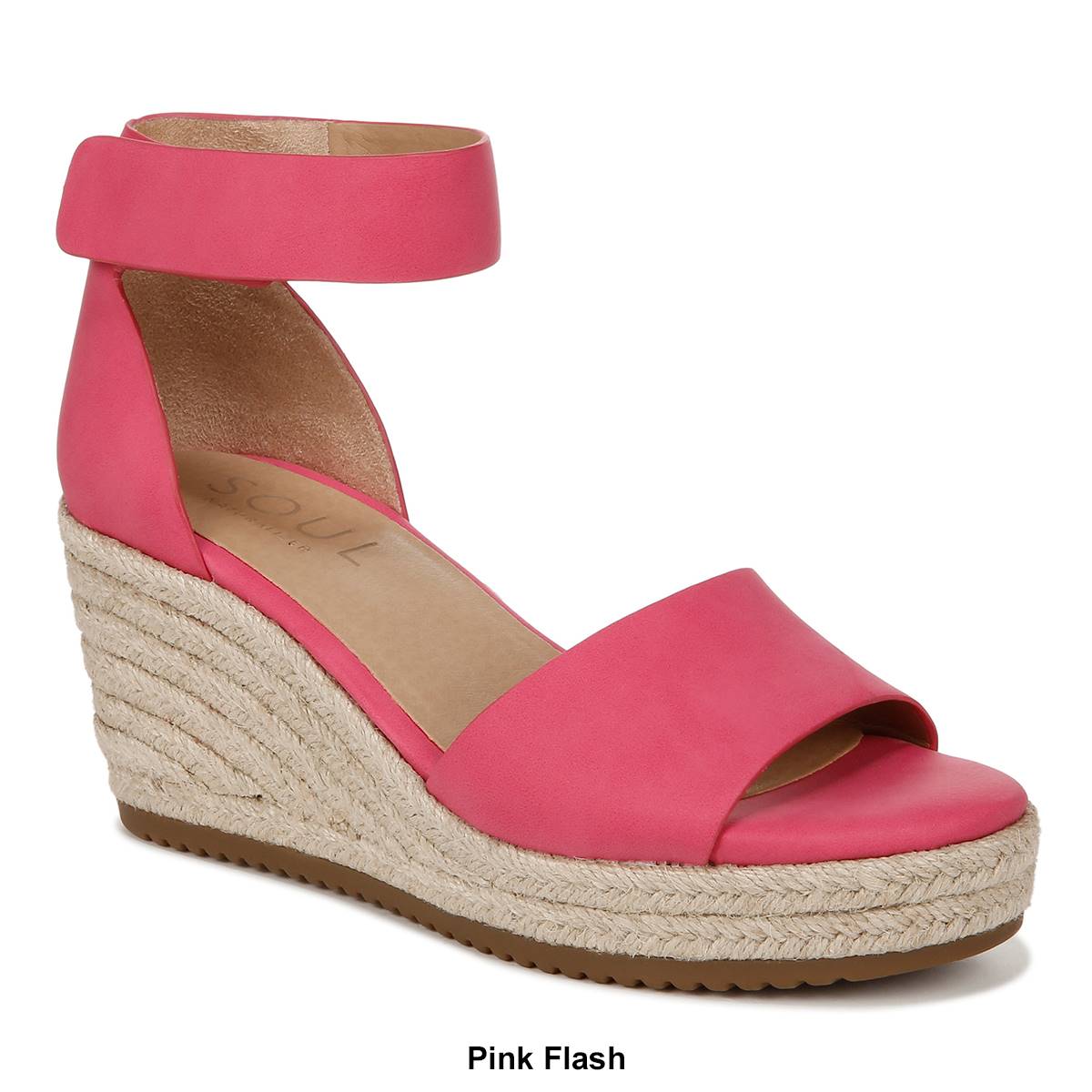 Womens SOUL Naturalizer Oakley Espadrille Wedge Sandals