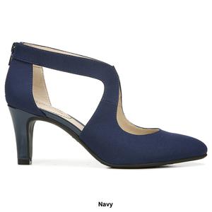 Womens LifeStride Giovanna Fabric 2 Pumps - Navy/Black alternate view