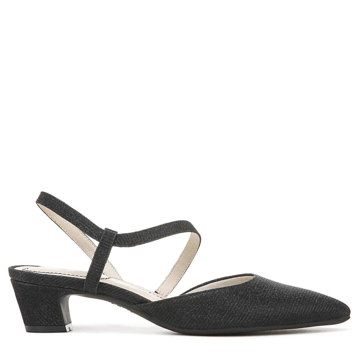 Womens LifeStride Minimalist Fabric Slingback Pumps