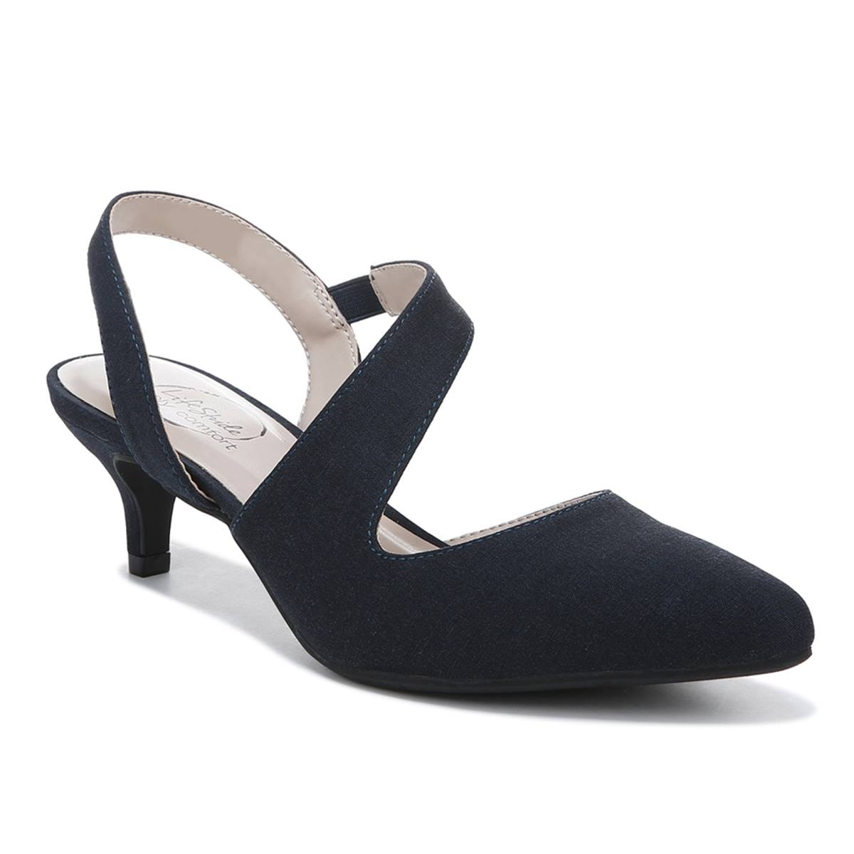 Womens LifeStride Magnetic Slingback Dress Pumps