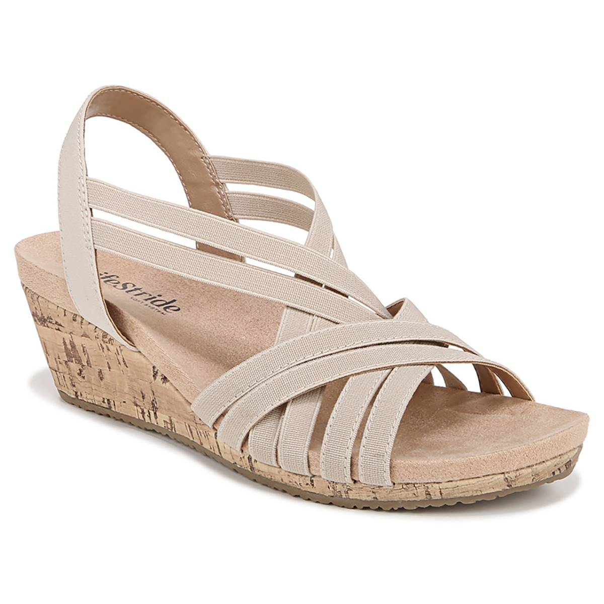 Womens LifeStride Mallory Strappy Wedge Sandals