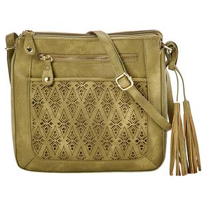 Bueno Diamond Perforated Crossbody