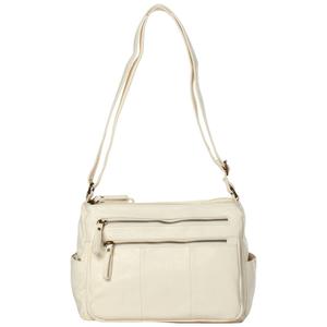 Bueno Waxy Croc Double Top Zip Hobo alternate view