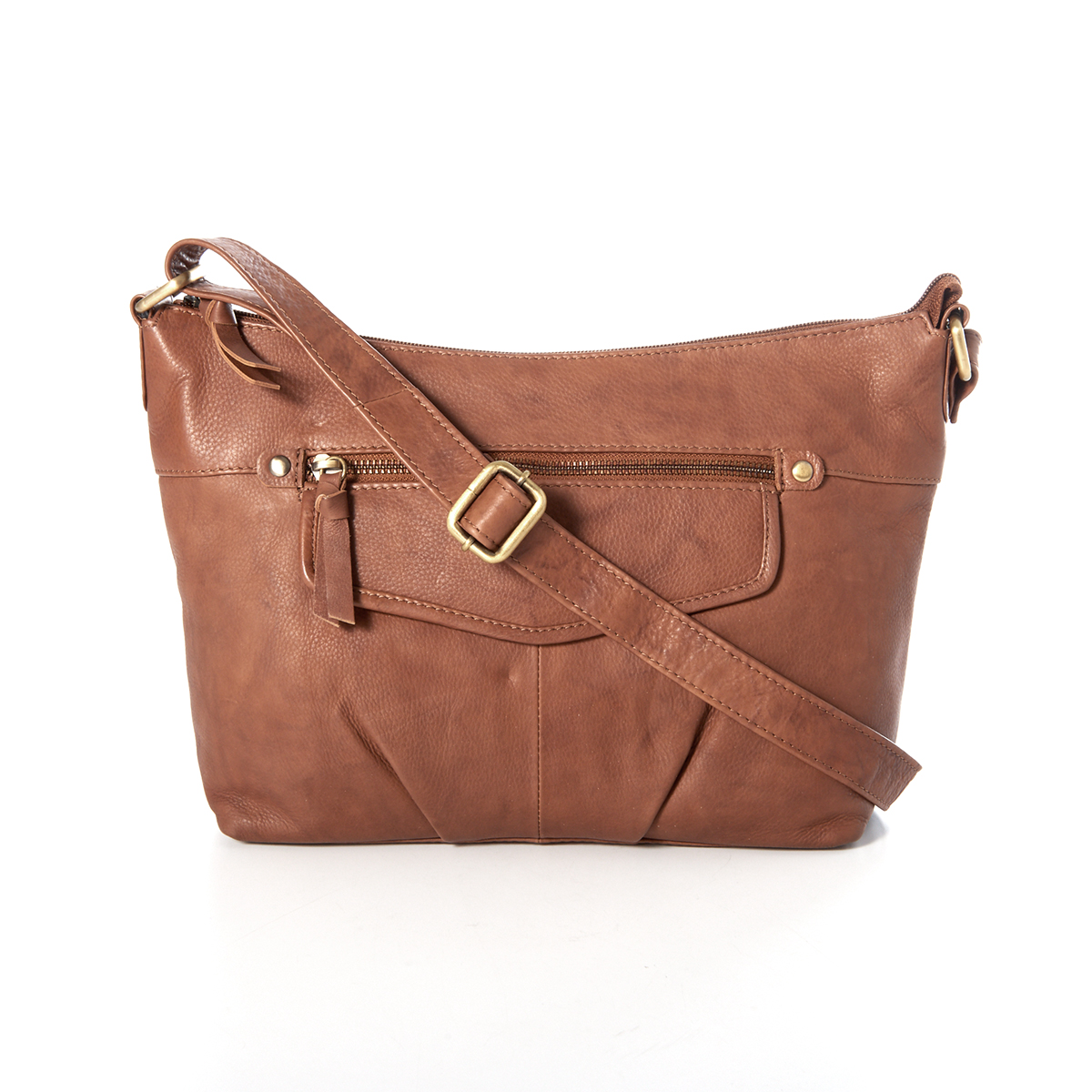 Bueno Antique Calf E/W Crossbody