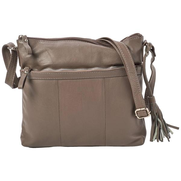 Marco Avane Calypso Tassel East/West Solid Crossbody