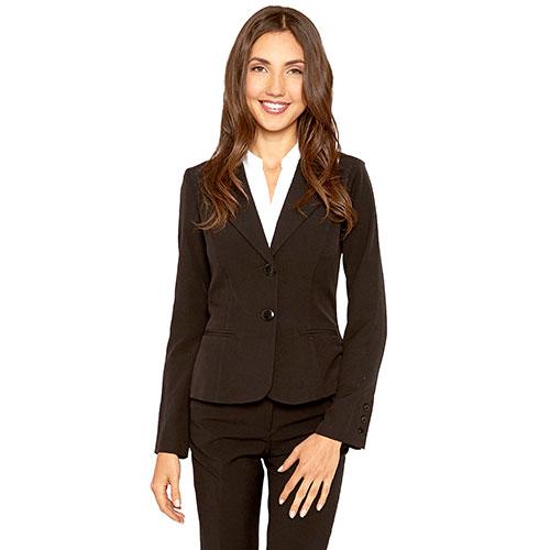 Juniors A. Byer Solid Two Button Blazer alternate view