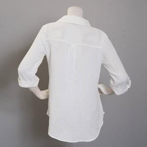 Juniors A. Byer Button Front Portofino Blouse alternate view