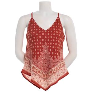 Juniors A. Byer Paisley Bandana Scarf Camisole alternate view