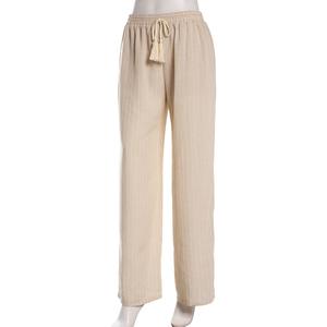 Juniors A. Byer Stripe Tassel Tie Wide Leg Pull On Pants
