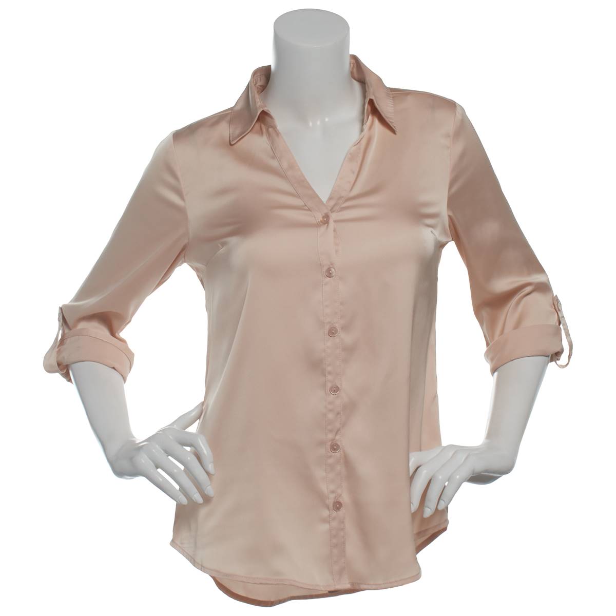 Juniors A. Byer London Satin Blouse