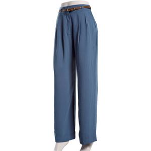 Juniors A. Byer Pleat Wide Leg Belted Pants
