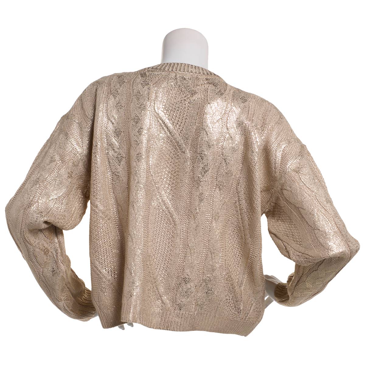 Juniors A. Byer Lucie Metallic Sweater