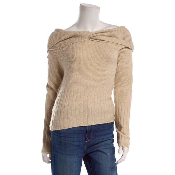 Juniors A. Byer Marilyn Twist High Ribbed Hem Sweater alternate view