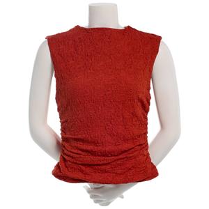 Juniors A. Byer Pucker Lace Side Ruch Tank Top alternate view