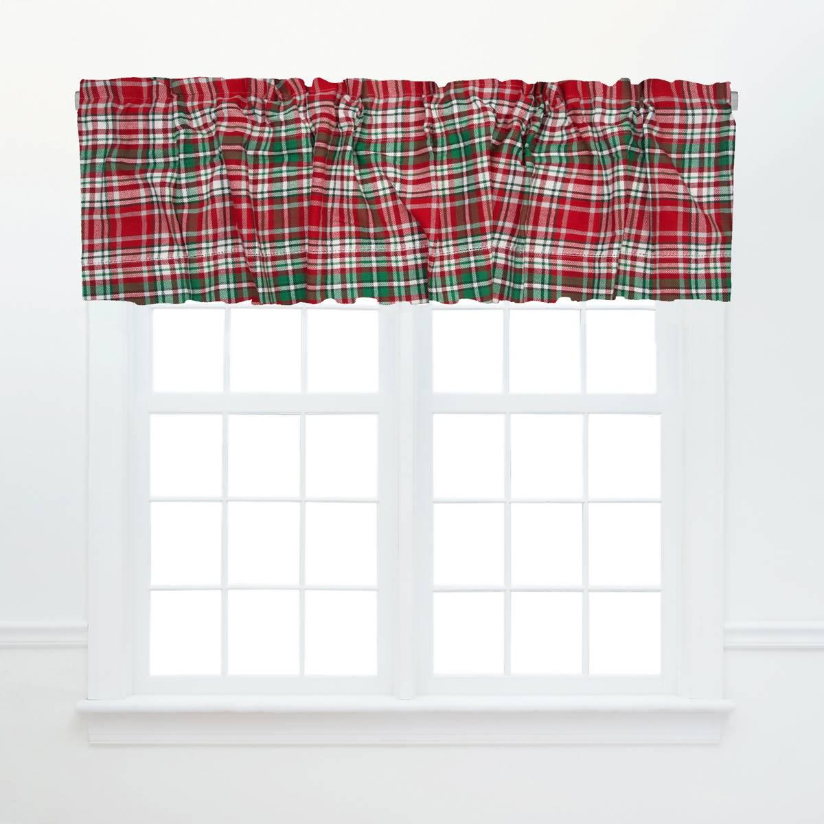 Gabriel Plaid Valance