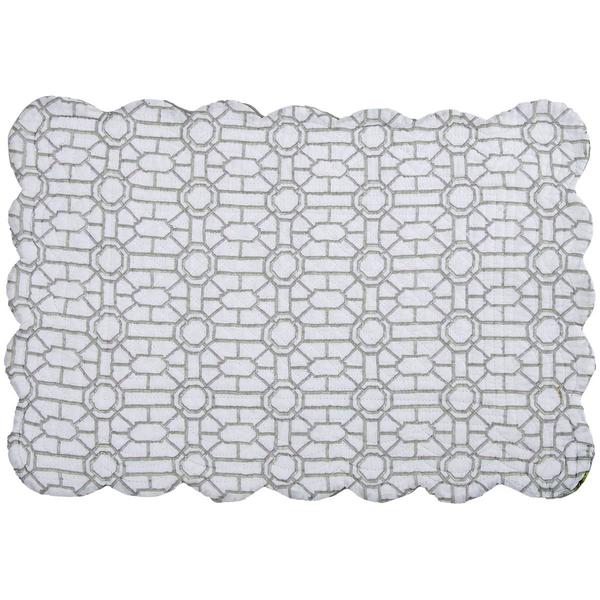 Magnolia Garden Quilted Placemat alternate view