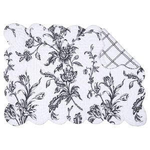 Bleighton Black Quilted Placemat