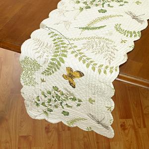 Althea Quilted Cotton Runner - 51in.