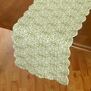 Althea Quilted Cotton Runner - 51in. alternate view