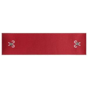 Candy Cane Felt Runner - 12x47