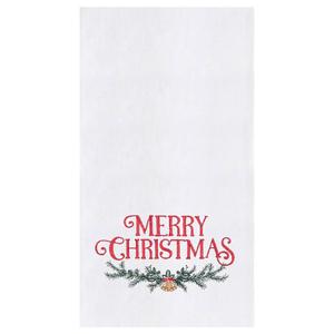 Merry Christmas Garland Kitchen Towel