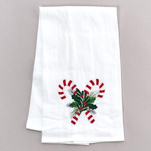 Candy Cane Flour Sack Towel