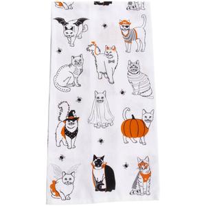 Halloween Cats Kitchen Towel