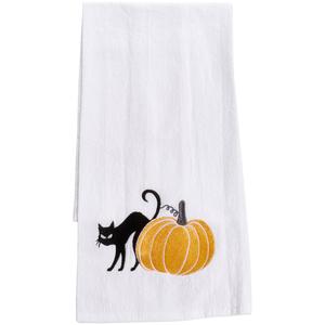 Cat & Pumpkin Kitchen Towel